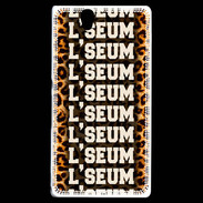 Coque Sony Xperia Z L'seum Léopard
