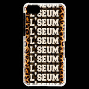 Coque Blackberry Z10 L'seum Léopard