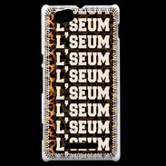 Coque Sony Xperia M L'seum Léopard