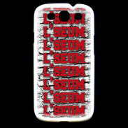 Coque Samsung Galaxy S3 L'seum rouge
