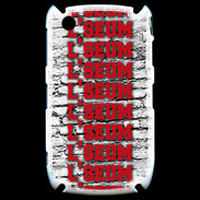 Coque Blackberry 8520 L'seum rouge
