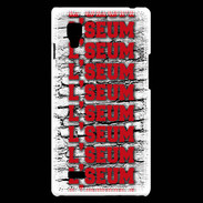 Coque LG Optimus L9 L'seum rouge