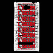 Coque HTC Windows Phone 8S L'seum rouge