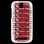 Coque HTC One SV L'seum rouge