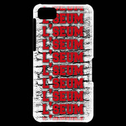 Coque Blackberry Z10 L'seum rouge