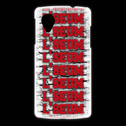 Coque LG Nexus 5 L'seum rouge