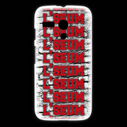 Coque Motorola G L'seum rouge