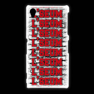 Coque Sony Xpéria Z1 L'seum rouge