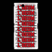 Coque Sony Xpéria Z Ultra L'seum rouge