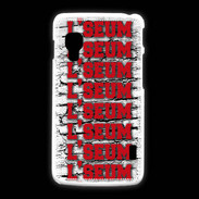 Coque LG L5 2 L'seum rouge