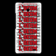 Coque Huawei Ascend Mate L'seum rouge