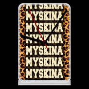 Pendule de bureau Myskina Léopard