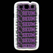Coque Samsung Galaxy S3 L'seum violet