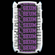 Coque Blackberry 8520 L'seum violet
