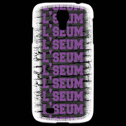 Coque Samsung Galaxy S4 L'seum violet