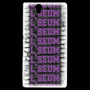 Coque Sony Xperia Z L'seum violet
