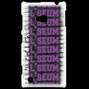 Coque Nokia Lumia 720 L'seum violet