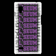 Coque LG Optimus L9 L'seum violet
