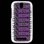Coque HTC One SV L'seum violet