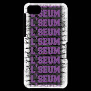 Coque Blackberry Z10 L'seum violet