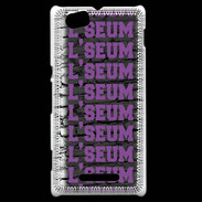 Coque Sony Xperia M L'seum violet