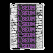 Coque iPad 2/3 L'seum violet
