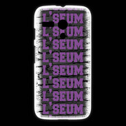 Coque Motorola G L'seum violet