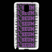 Coque Samsung Galaxy Note 3 L'seum violet