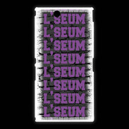 Coque Sony Xpéria Z Ultra L'seum violet