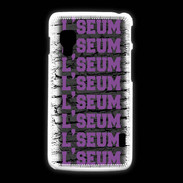 Coque LG L5 2 L'seum violet