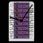 Pendule de bureau L'seum violet