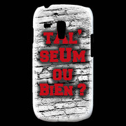 Coque Samsung Galaxy S3 Mini Ta l'seum ou bien Rouge