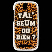 Coque HTC One SV Ta l'seum ou bien Léopard
