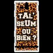 Coque Sony Xperia U Ta l'seum ou bien Léopard