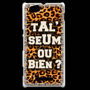 Coque Sony Xperia M Ta l'seum ou bien Léopard