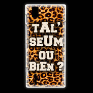 Coque Huawei Ascend P2 Ta l'seum ou bien Léopard