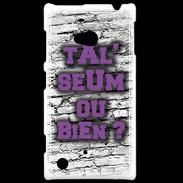 Coque Nokia Lumia 720 Ta l'seum ou bien Violet
