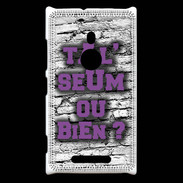Coque Nokia Lumia 925 Ta l'seum ou bien Violet