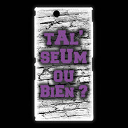 Coque Sony Xpéria Z Ultra Ta l'seum ou bien Violet