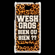 Coque HTC Windows Phone 8S Wesh Gros Léopard