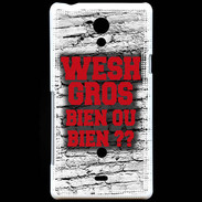 Coque Sony Xperia T Wesh Gros Rouge