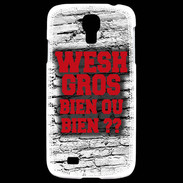 Coque Samsung Galaxy S4 Wesh Gros Rouge