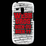 Coque Samsung Galaxy S3 Mini Wesh Gros Rouge