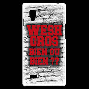 Coque LG Optimus L9 Wesh Gros Rouge