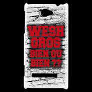 Coque HTC Windows Phone 8S Wesh Gros Rouge
