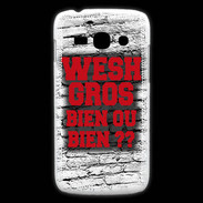 Coque Samsung Galaxy Ace3 Wesh Gros Rouge