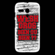 Coque Motorola G Wesh Gros Rouge