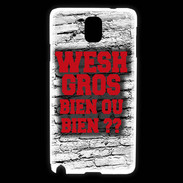 Coque Samsung Galaxy Note 3 Wesh Gros Rouge