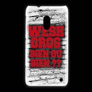 Coque Nokia Lumia 620 Wesh Gros Rouge