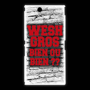 Coque Sony Xpéria Z Ultra Wesh Gros Rouge